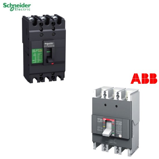 chất liệu thiết bị điện Schneider và abb