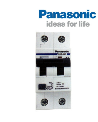 Cầu dao chống rò RCBO panasonic BBDE20631CNV 6A 30mA 6kA