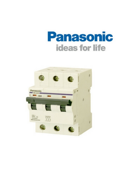 Cầu dao tự động 3 pha panasonic BBD3063CNV 6A 10kA